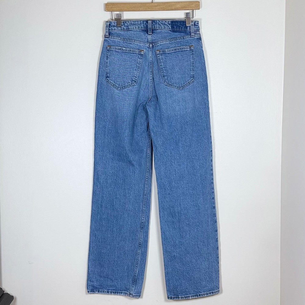 Abercrombie & Fitch Womens 90s Relaxed Jean High Rise Size 4R Curve Love Baggy - Picture 2 of 9